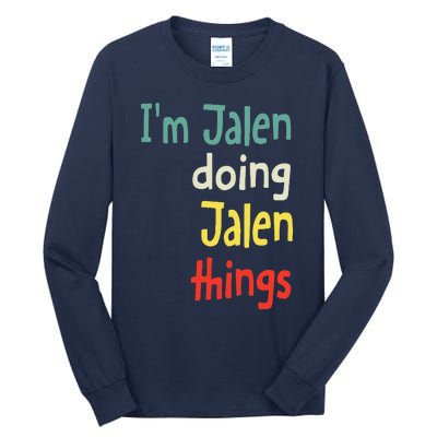 Jalen Name Cute Personalized Gift Tall Long Sleeve T-Shirt