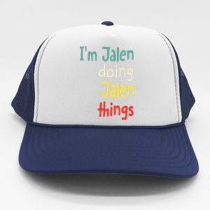 Jalen Name Cute Personalized Gift Trucker Hat