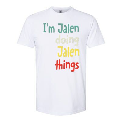 Jalen Name Cute Personalized Gift Softstyle® CVC T-Shirt