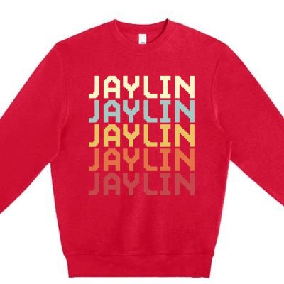 Jaylin Name First Name Jaylin Personalized Name Customized Premium Crewneck Sweatshirt