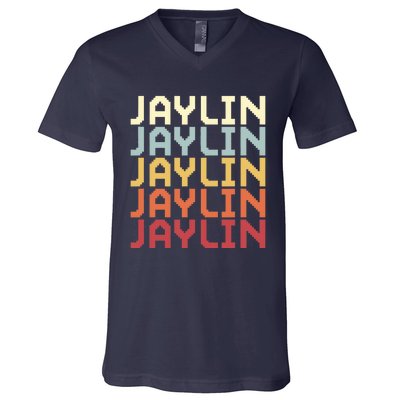 Jaylin Name First Name Jaylin Personalized Name Customized V-Neck T-Shirt