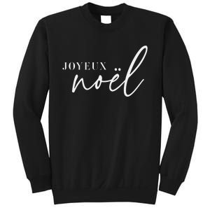 Joyeux Noel French Merry Christmas Trendy Happy Holidays Sweatshirt