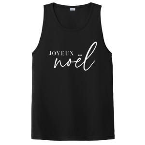 Joyeux Noel French Merry Christmas Trendy Happy Holidays PosiCharge Competitor Tank