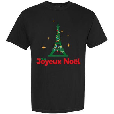 Joyeux Noel French Merry Christmas Garment-Dyed Heavyweight T-Shirt
