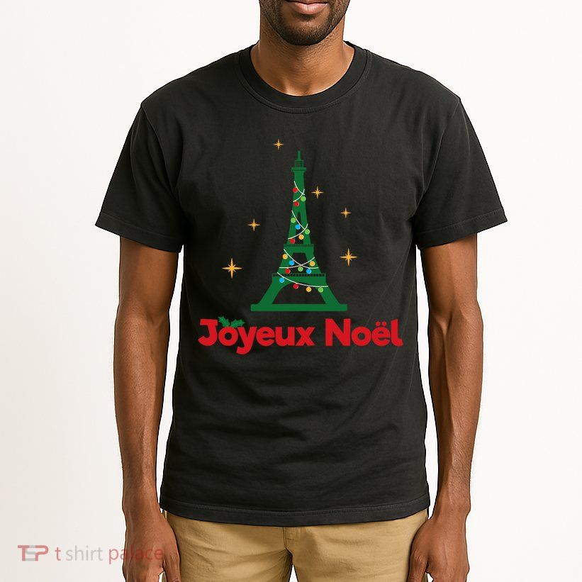 Joyeux Noel French Merry Christmas Tall T-Shirt