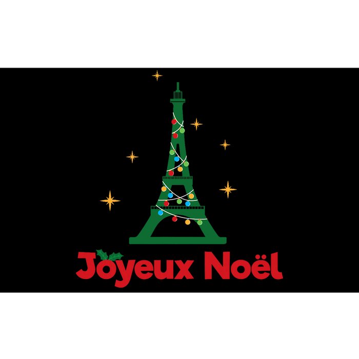 Joyeux Noel French Merry Christmas Bumper Sticker