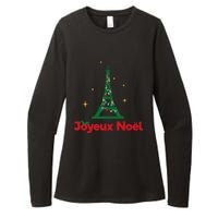 Joyeux Noel French Merry Christmas Womens CVC Long Sleeve Shirt