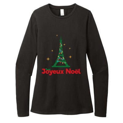 Joyeux Noel French Merry Christmas Womens CVC Long Sleeve Shirt