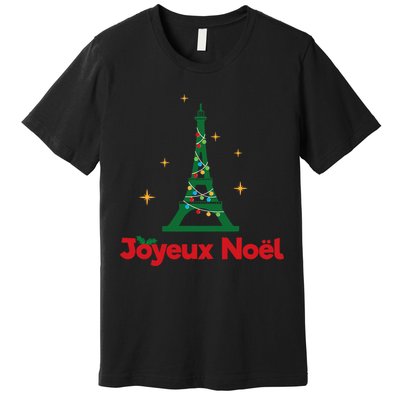Joyeux Noel French Merry Christmas Premium T-Shirt