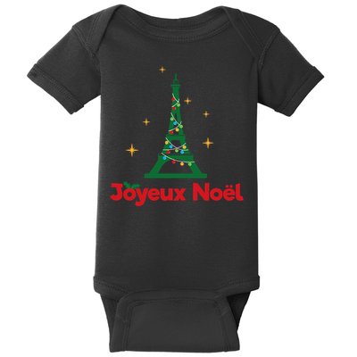 Joyeux Noel French Merry Christmas Baby Bodysuit