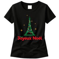 Joyeux Noel French Merry Christmas Womens T-Shirt
