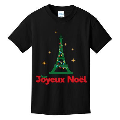 Joyeux Noel French Merry Christmas Kids T-Shirt