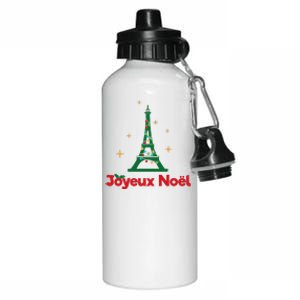 Joyeux Noel French Merry Christmas Aluminum Water Bottle