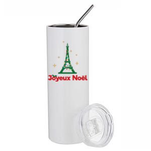 Joyeux Noel French Merry Christmas Stainless Steel Tumbler