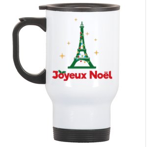 Joyeux Noel French Merry Christmas Stainless Steel Travel Mug