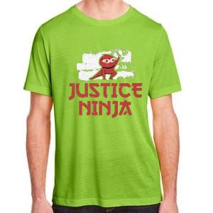 Justice Ninja Funny Legal Services A Future Victim Advocate Adult ChromaSoft Performance T-Shirt