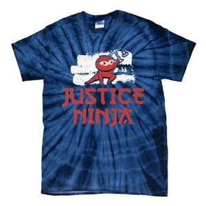 Justice Ninja Funny Legal Services A Future Victim Advocate Tie-Dye T-Shirt