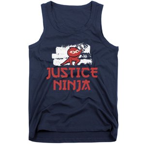 Justice Ninja Funny Legal Services A Future Victim Advocate Tank Top