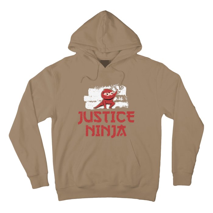 Justice Ninja Funny Legal Services A Future Victim Advocate Hoodie