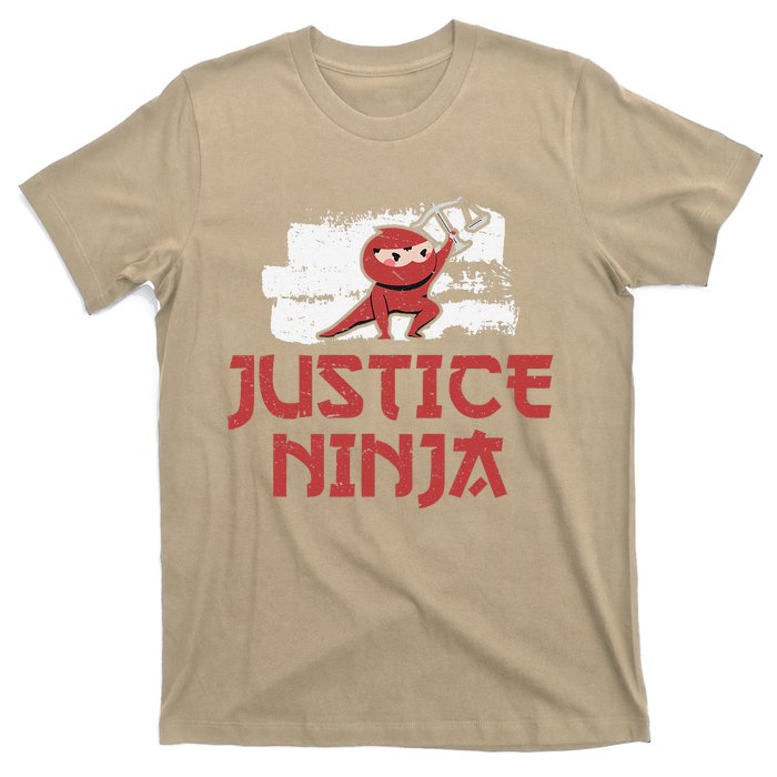 Justice Ninja Funny Legal Services A Future Victim Advocate T-Shirt