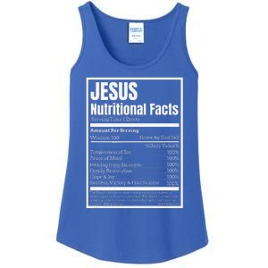 Jesus Nutritional Facts Perfect Idea Ladies Essential Tank