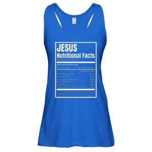 Jesus Nutritional Facts Perfect Idea Ladies Essential Flowy Tank