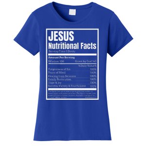 Jesus Nutritional Facts Perfect Idea Women's T-Shirt