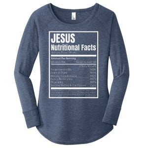 Jesus Nutritional Facts Perfect Idea Women's Perfect Tri Tunic Long Sleeve Shirt