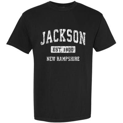 Jackson New Hampshire Nh Vintage Sports Established Garment-Dyed Heavyweight T-Shirt