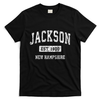 Jackson New Hampshire Nh Vintage Sports Established T-Shirt