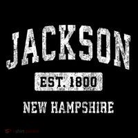 Jackson New Hampshire Nh Vintage Sports Established Tall T-Shirt