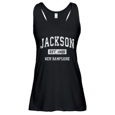 Jackson New Hampshire Nh Vintage Sports Established Ladies Essential Flowy Tank