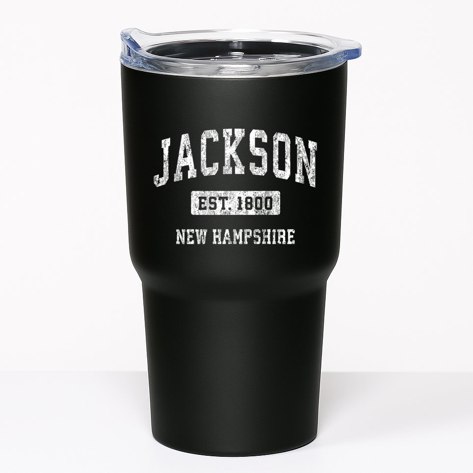 Jackson New Hampshire Nh Vintage Sports Established Tumbler