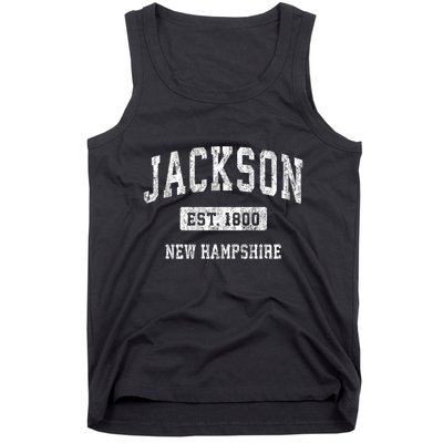 Jackson New Hampshire Nh Vintage Sports Established Tank Top
