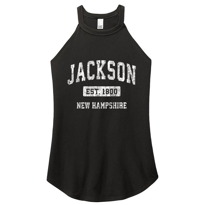 Jackson New Hampshire Nh Vintage Sports Established Women's Perfect Tri Rocker Tank