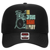 Jesus Name I Play Drums God Drumming Music Christian Hat