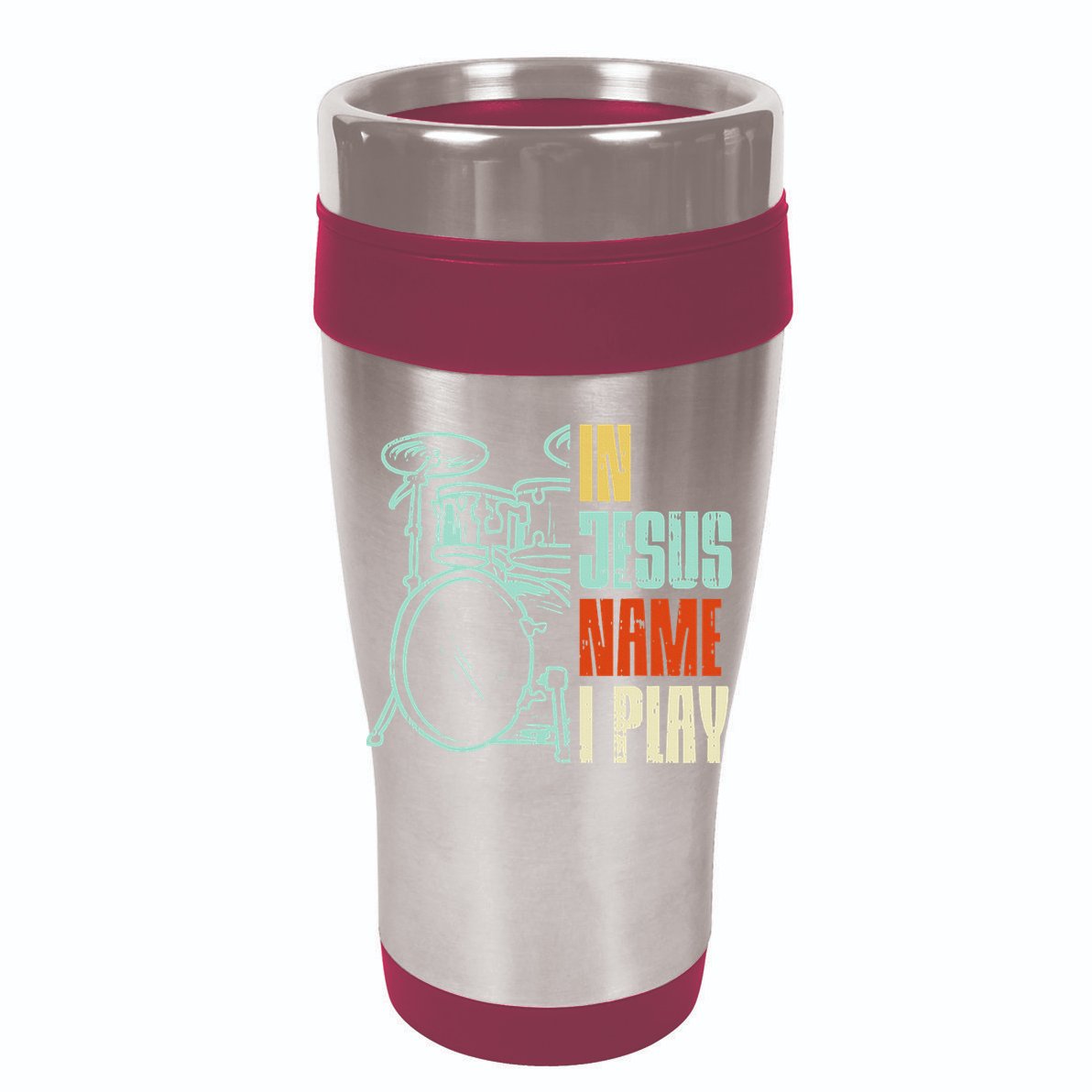 Jesus Name I Play Drums God Drumming Music Christian Kids Hoodie