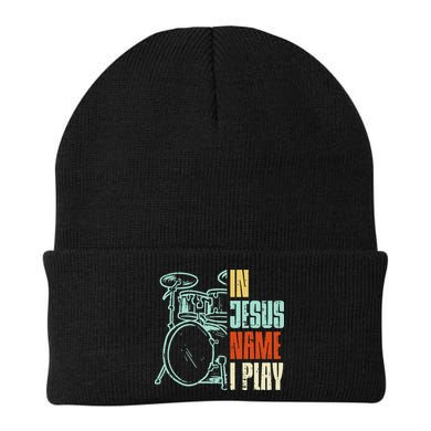 Jesus Name I Play Drums God Drumming Music Christian Drummer Beanie