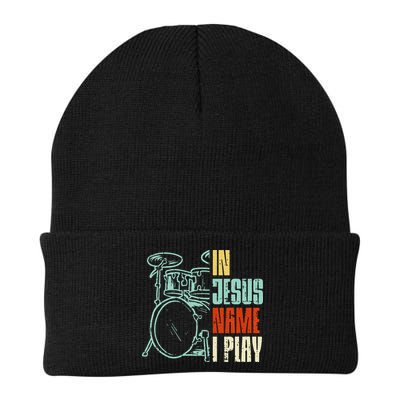 Jesus Name I Play Drums God Drumming Music Christian Drummer Beanie