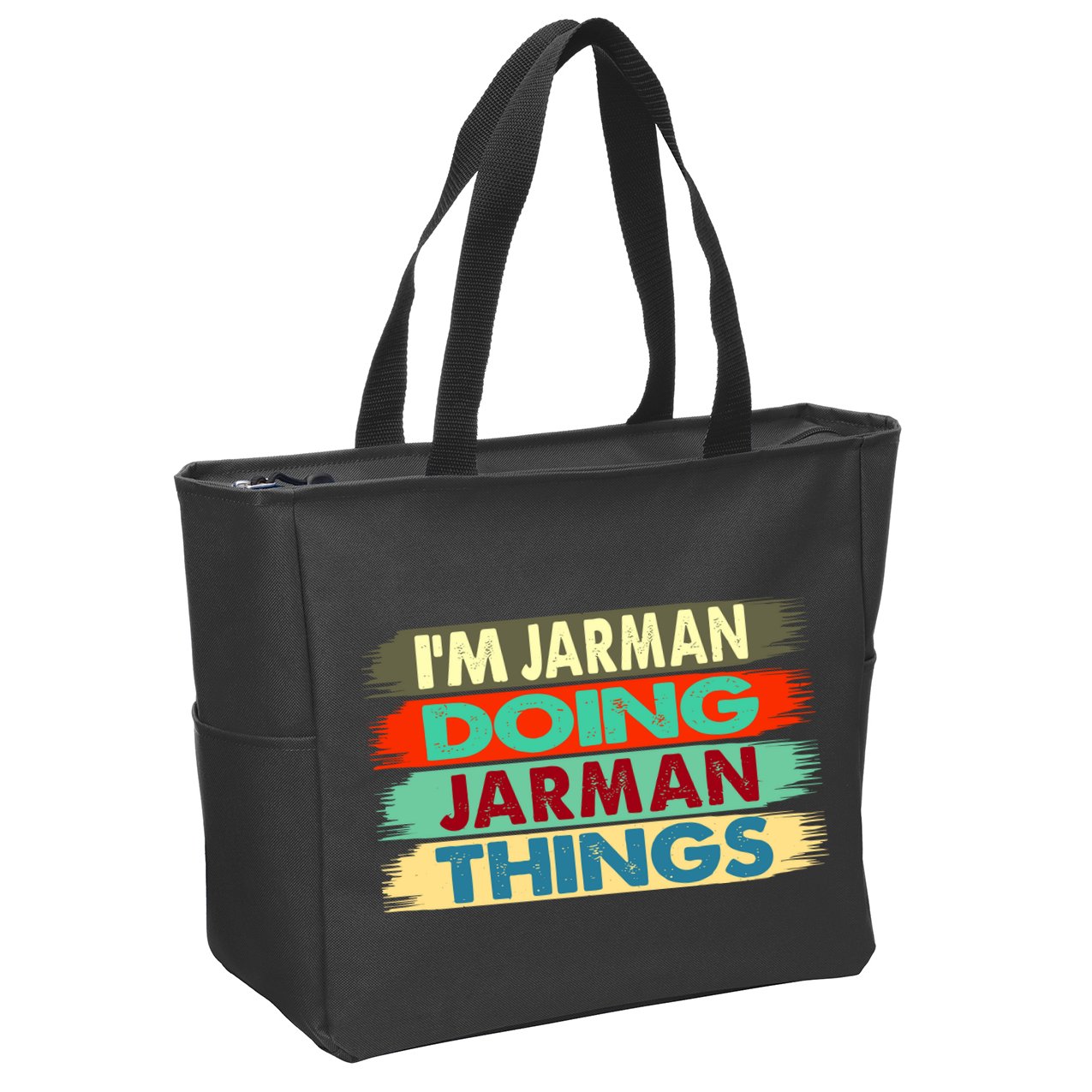 Jarman Name IM Jarman Doing Jarman Things Zip Tote Bag
