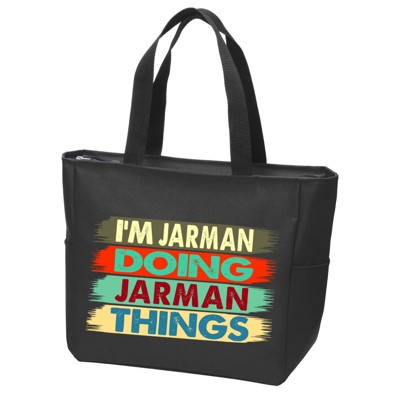 Jarman Name IM Jarman Doing Jarman Things Zip Tote Bag