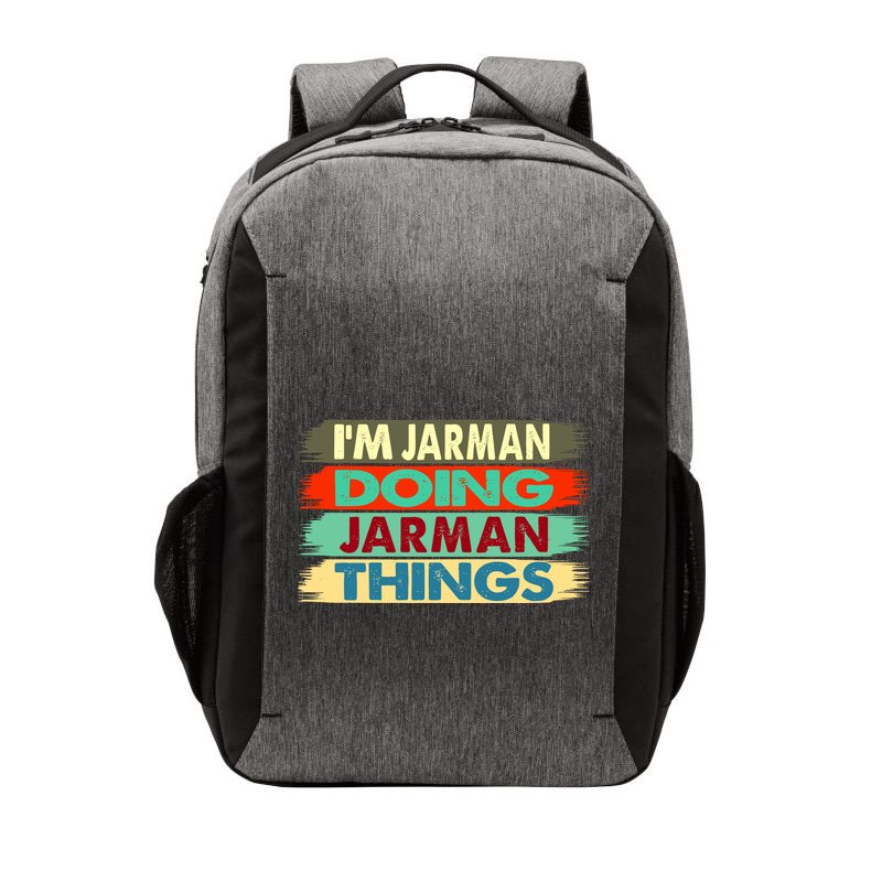 Jarman Name IM Jarman Doing Jarman Things Vector Backpack