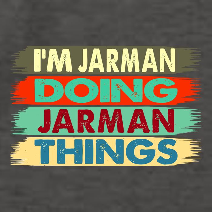 Jarman Name IM Jarman Doing Jarman Things Vector Backpack