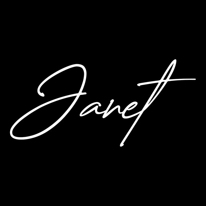 Janet Name In Script Lettering Impact Tech Backpack