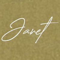 Janet Name In Script Lettering Garment-Dyed Women's Muscle Tee