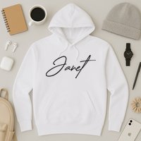 Janet Name In Script Lettering Hoodie