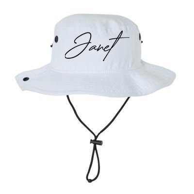 Janet Name In Script Lettering Bucket Hat