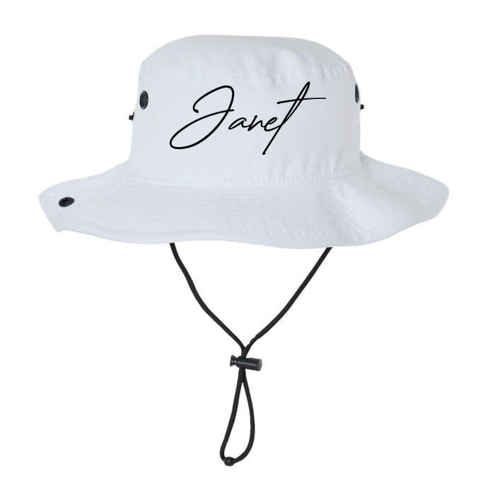 Janet Name In Script Lettering Legacy Cool Fit Booney Bucket Hat