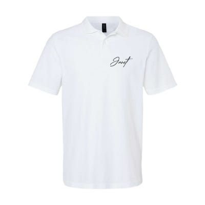 Janet Name In Script Lettering Polo