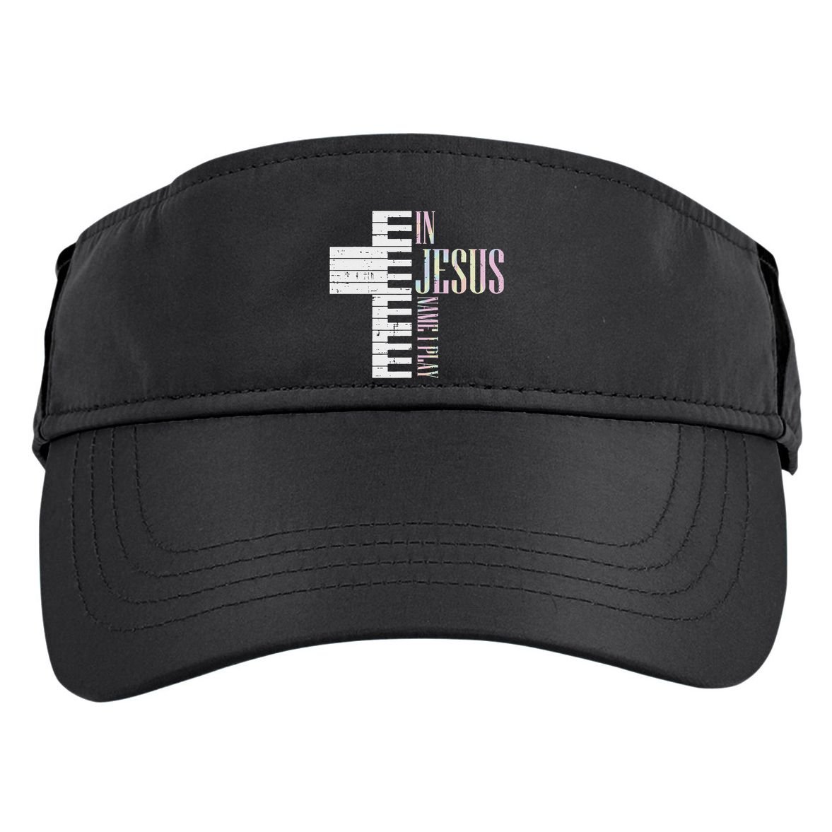 Jesus Name I Play Piano Christian Pianist Adult Drive Performance Visor